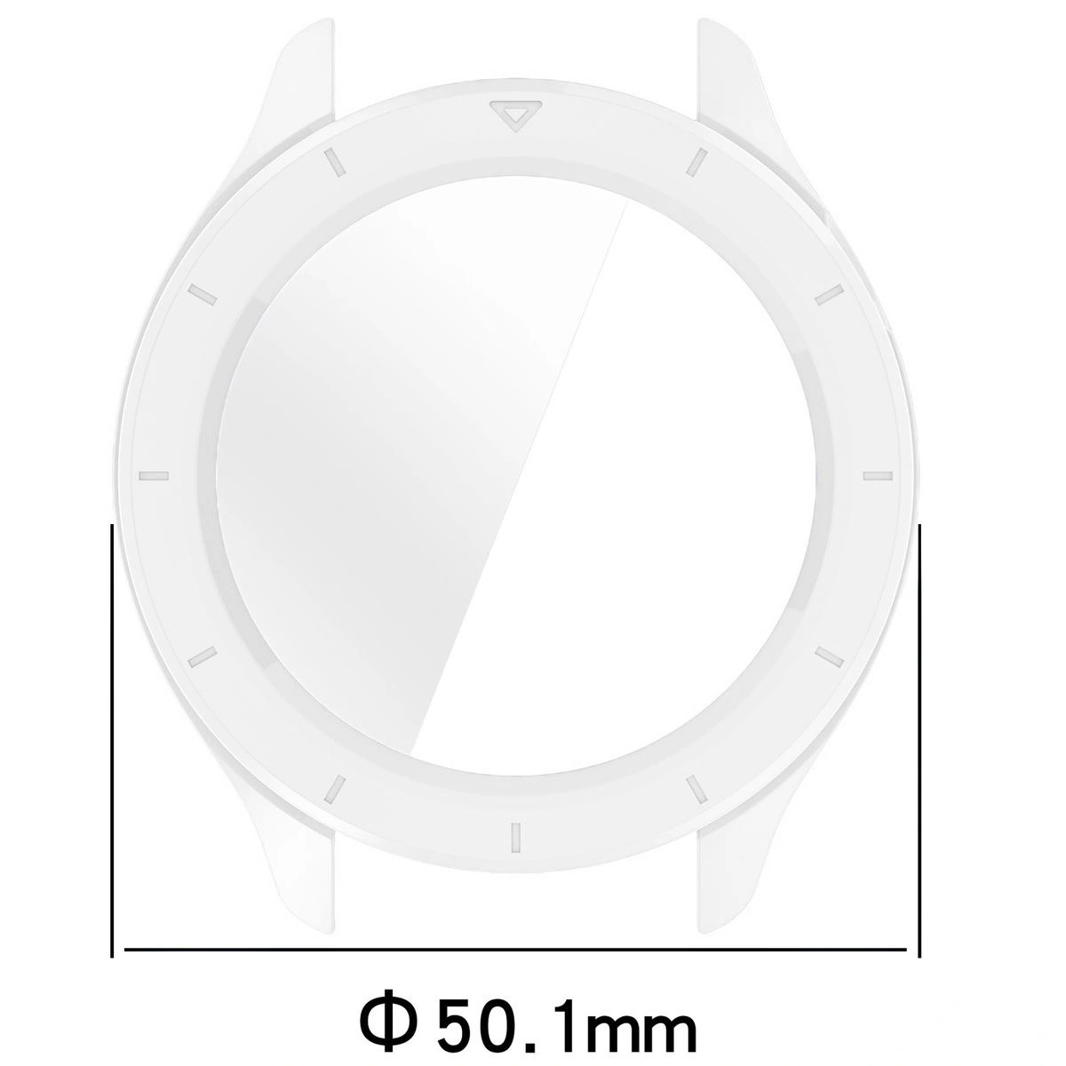 Wymiary etui Bizon Case Watch Adamo do Xiaomi Watch S4
